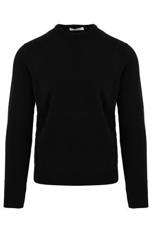 MAGLIONE GIROCOLLO IN LANA NERO GC1MLWC12R990 PAOLO FIORILLO CAPRI | Maglia girocollo | GC1MLWC12R990
